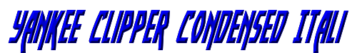 Yankee Clipper Condensed Italic 