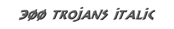 300 Trojans Italic 