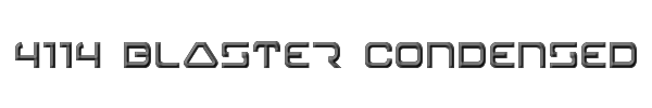 4114 Blaster Condensed 