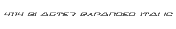 4114 Blaster Expanded Italic 