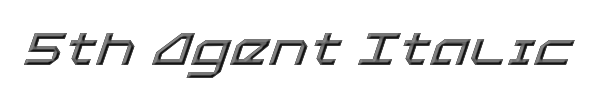 5th Agent Italic 