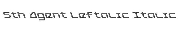 5th Agent Leftalic Italic 