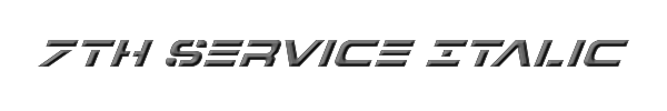 7th Service Italic 