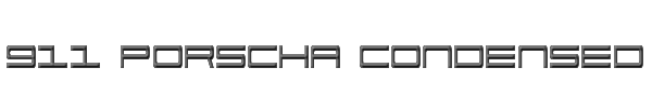 911 Porscha Condensed 
