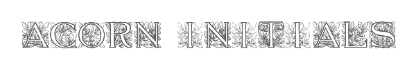 Acorn Initials 