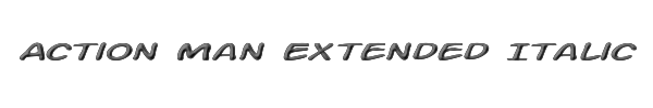 Action Man Extended Italic 