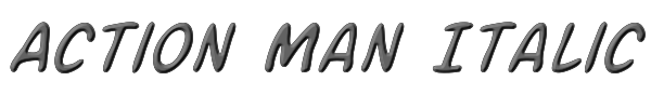 Action Man Italic 