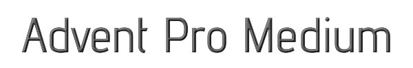 Advent Pro Medium 
