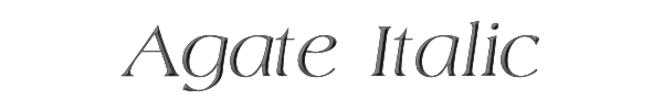 Agate Italic 