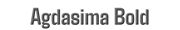 Agdasima Bold 
