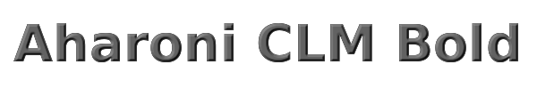 Aharoni CLM Bold 