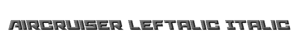 Aircruiser Leftalic Italic 