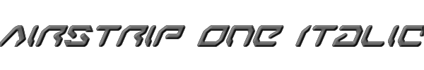 Airstrip One Italic 