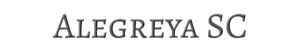 Alegreya SC 