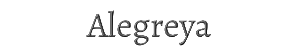 Alegreya 