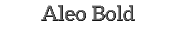 Aleo Bold 