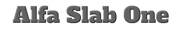 Alfa Slab One 