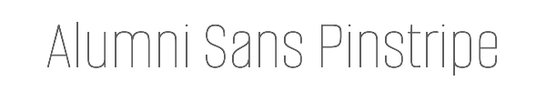 Alumni Sans Pinstripe 