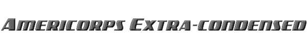Americorps Extra-condensed 