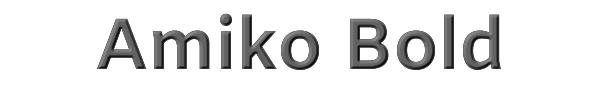 Amiko Bold 