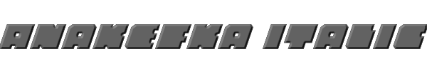 Anakefka Italic 