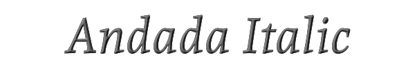 Andada Italic 