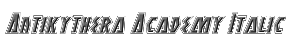 Antikythera Academy Italic 