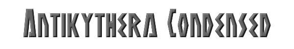 Antikythera Condensed 