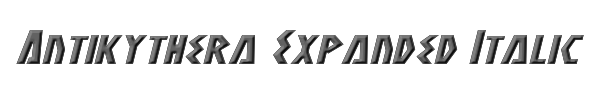 Antikythera Expanded Italic 