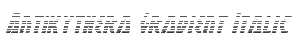 Antikythera Gradient Italic 