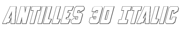 Antilles 3D Italic 