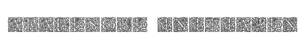 Arabesque Initialen 
