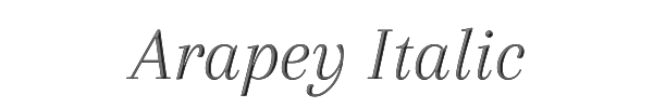 Arapey Italic 