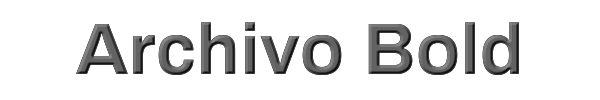 Archivo Bold 
