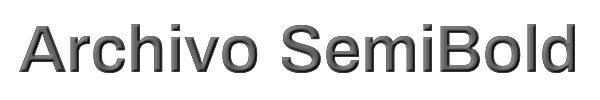 Archivo SemiBold 