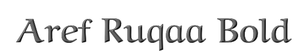 Aref Ruqaa Bold 
