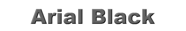 Arial Black 