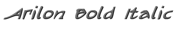 Arilon Bold Italic 