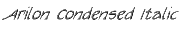 Arilon Condensed Italic 
