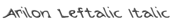 Arilon Leftalic Italic 