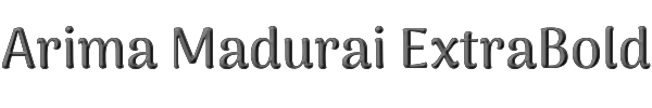 Arima Madurai ExtraBold 