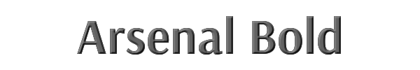 Arsenal Bold 