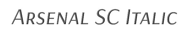 Arsenal SC Italic 