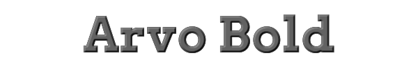 Arvo Bold 
