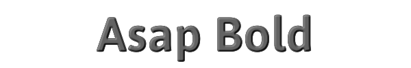 Asap Bold 