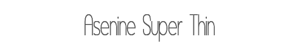 Asenine Super Thin 