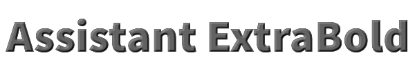 Assistant ExtraBold 