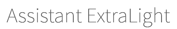 Assistant ExtraLight 