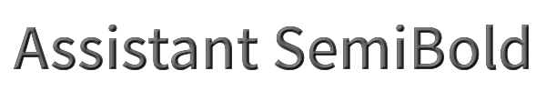 Assistant SemiBold 