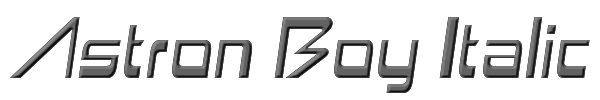 Astron Boy Italic 